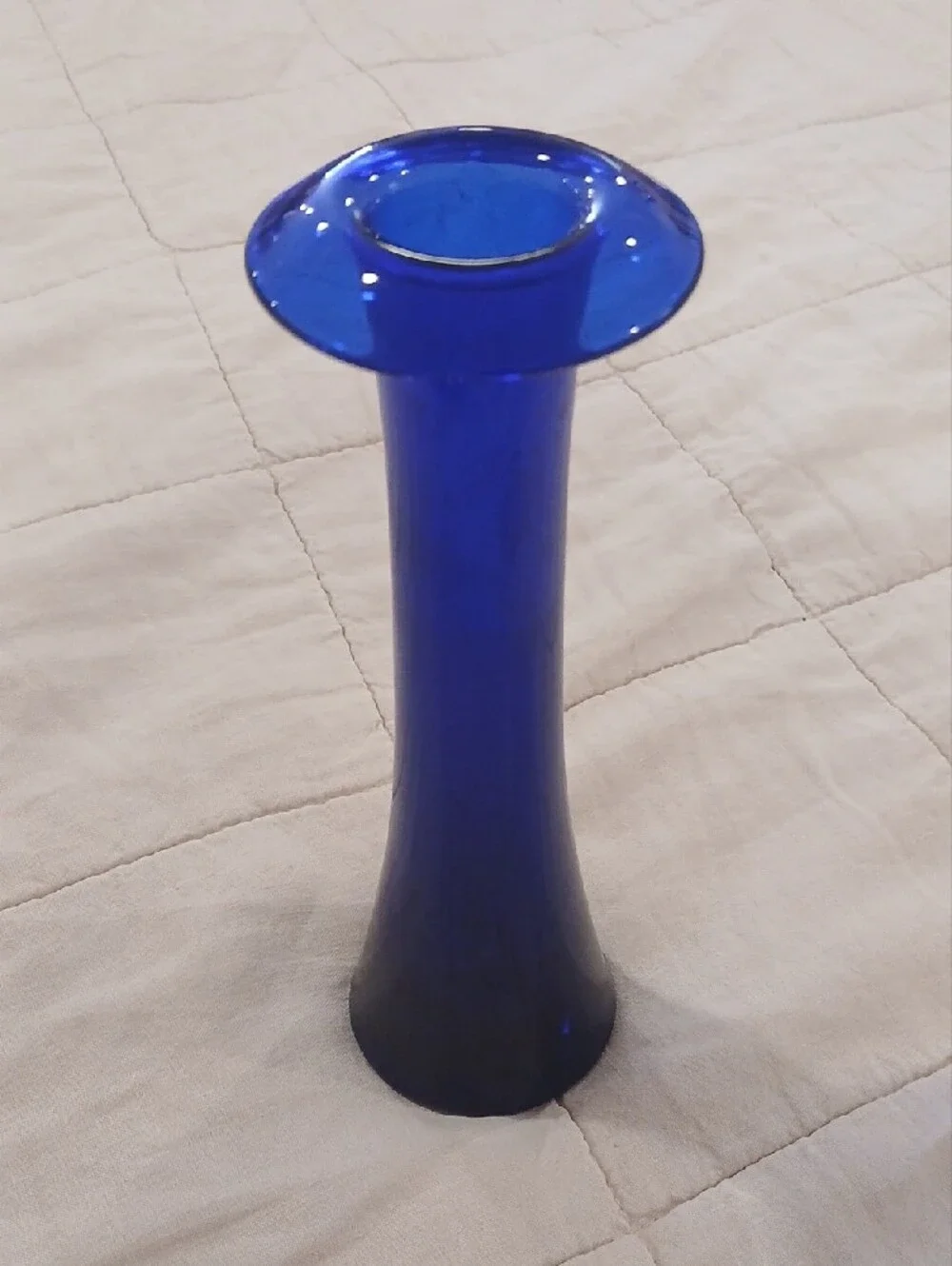 Elsa Peretti For Tiffany Cobalt Blue Murano Glass Candle Stick *RARE*